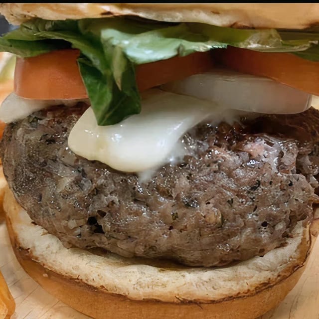 Lamb Kifta Burger.
